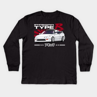 Acura Integra Type R JDM Club Kids Long Sleeve T-Shirt